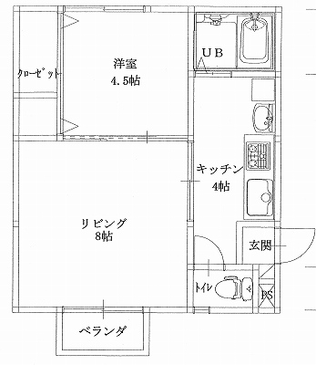 コーポ花更紗B棟(学)